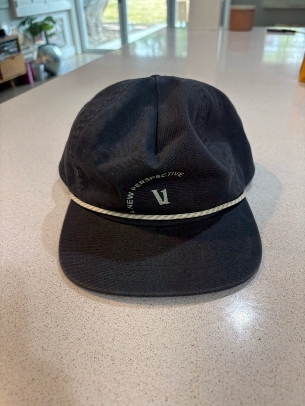 Vuori Black Rope-Trim Baseball Cap